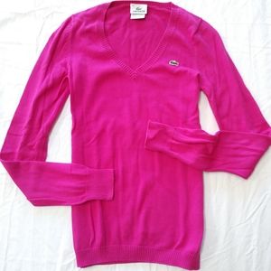 Lacoste sweater!